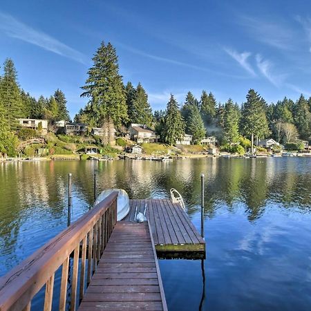 The Peacock House - Waterfront Home With Hot Tub! أولمبيا المظهر الخارجي الصورة