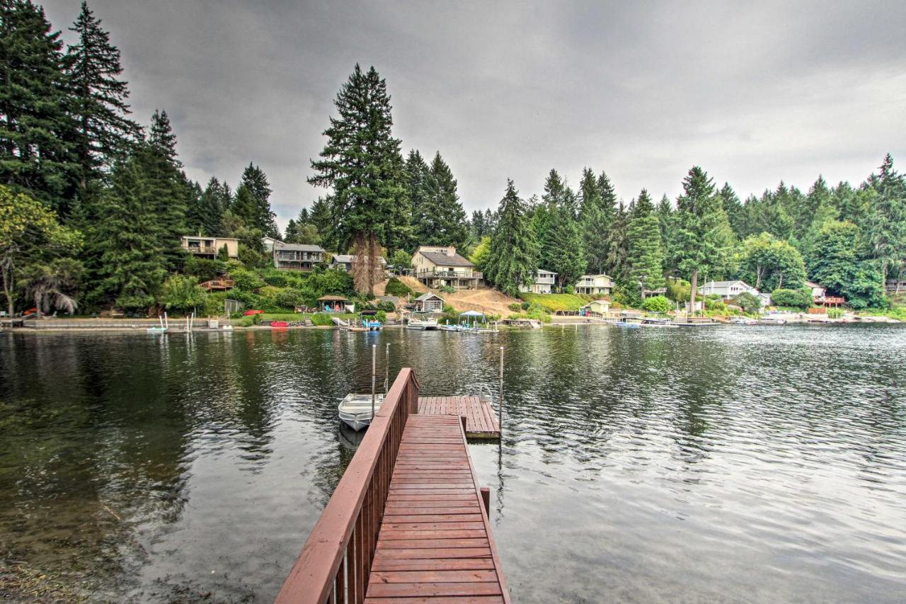 The Peacock House - Waterfront Home With Hot Tub! أولمبيا المظهر الخارجي الصورة