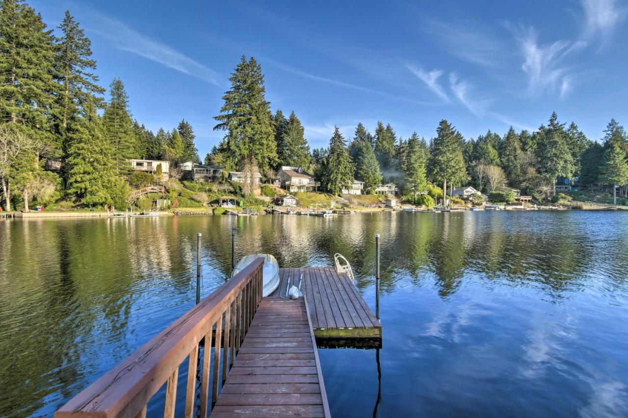 The Peacock House - Waterfront Home With Hot Tub! أولمبيا المظهر الخارجي الصورة
