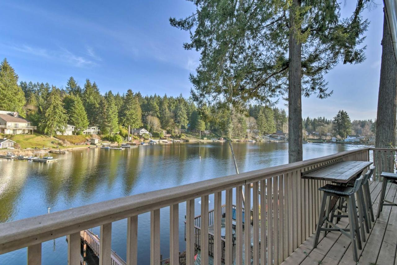 The Peacock House - Waterfront Home With Hot Tub! أولمبيا المظهر الخارجي الصورة