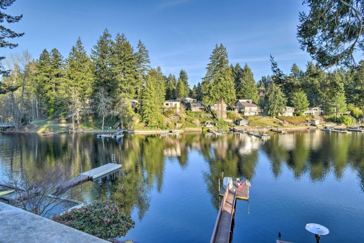 The Peacock House - Waterfront Home With Hot Tub! أولمبيا المظهر الخارجي الصورة