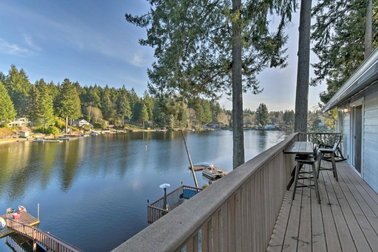 The Peacock House - Waterfront Home With Hot Tub! أولمبيا المظهر الخارجي الصورة