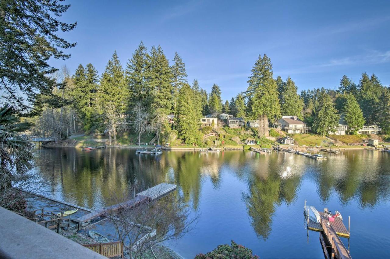 The Peacock House - Waterfront Home With Hot Tub! أولمبيا المظهر الخارجي الصورة